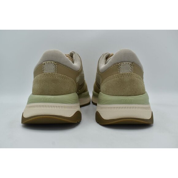 Teva Womens Size 8.5 Terrawave Brown Green Leather Lace Up Sneakers Shoes - Picture 4 of 11